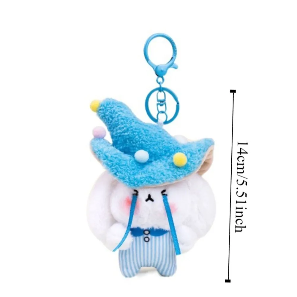 PP Cotton Mushroom Rabbit Elf Charm Fluffy Collection Mushroom Bag Pendant Comfortable Hanging Ornaments Rabbit Elf Keychain