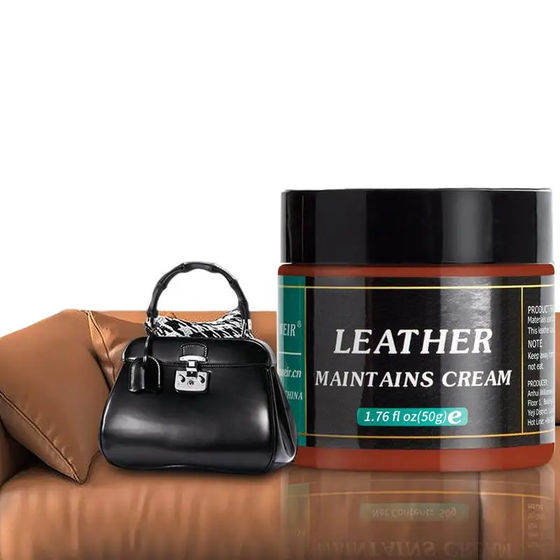 Leather Products Leather Restorer Cream Car Leather Recolor Balm Leather Conditioner Supplies For Leather Furniture Coloring