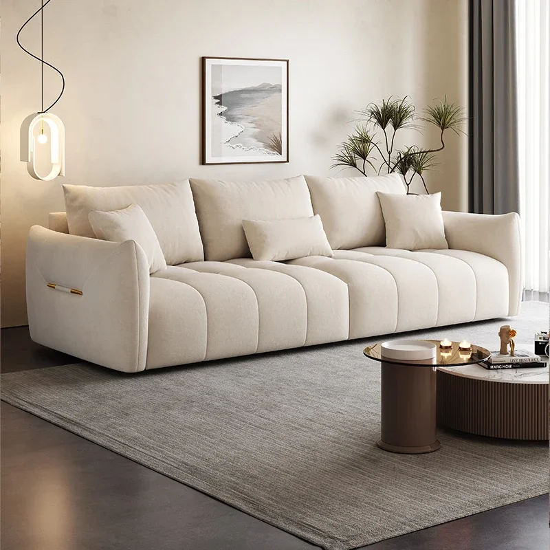 

Family Minimalist Living Room Sofas Bed Couch Comfortable Economic Sofas Designer Floor Muebles Para El Hogar Home Furniture