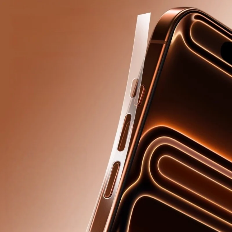 Side Frame Protector+Camera Lens Glass for IPhone 17 Pro Max 17pro Anti-scratch Sticker Hydrogel Protective Film