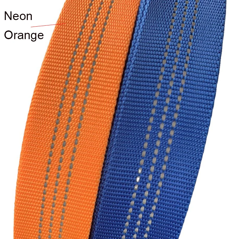 10 Meters 25mm Reflective Line Polyester Webbing Double Sides 1.59mm Thick DIY Dog Leash Backpack Strap Belt Sewing Accessories