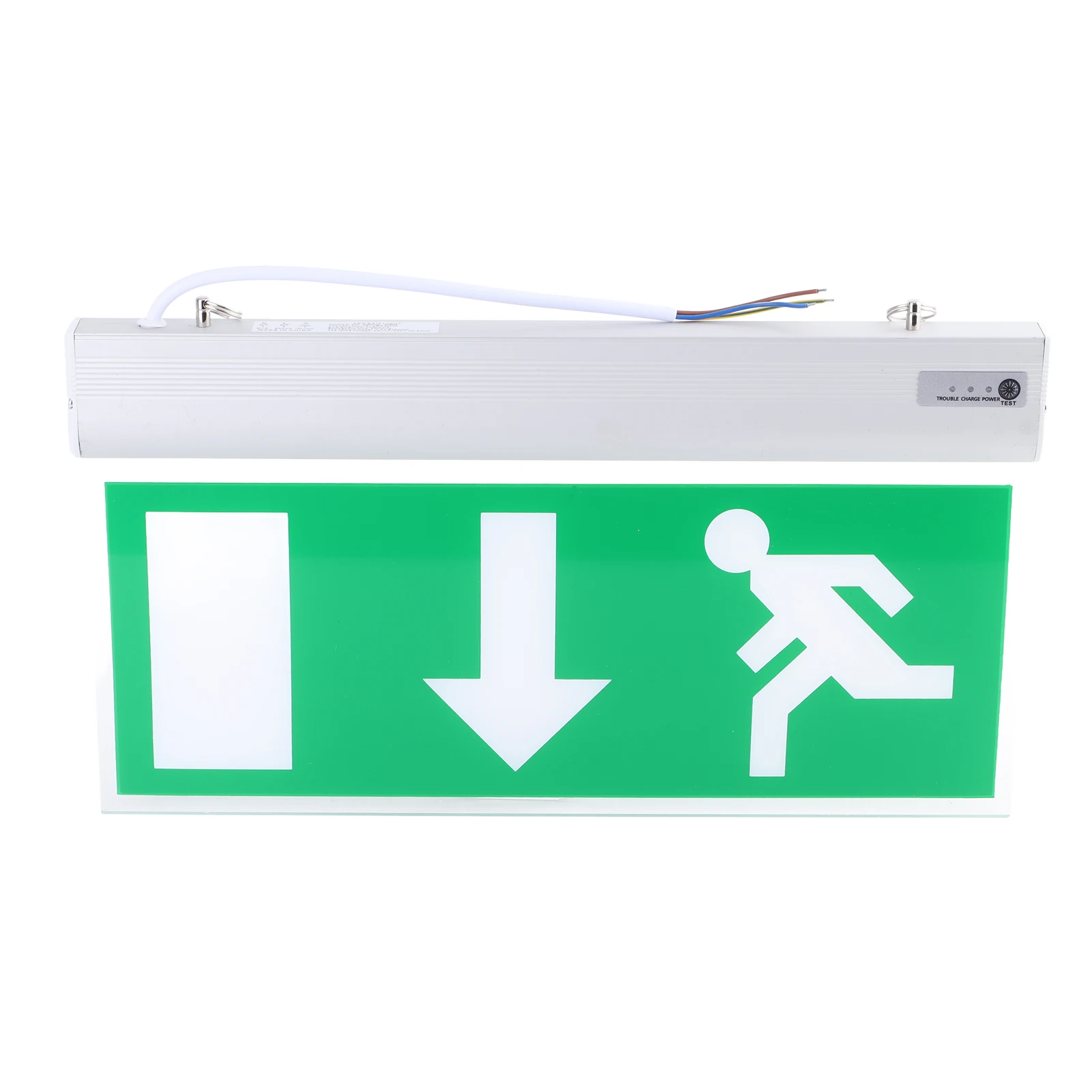 Exit Emergency Sign Acrylic LED Emergency Exit Lighting Sign Safety Evacuation Indicator Light 110‑220V