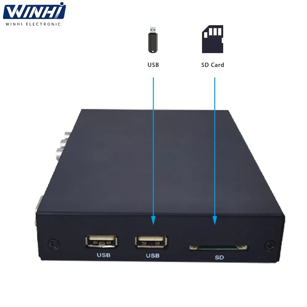 Picture 6: 1080P HD-MI VGA CVBS Output 5G Storage Digital Signage TV Media Player Box for Interactive Demonstration System in Retail Store
