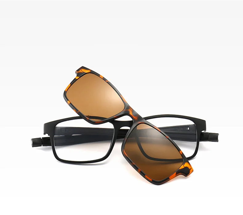 Myopie-Brille 5-teilige Magnetische Befestigung Polarisierte Clip-On-Brille Verstellbare Brille Basketball-Brille 2507A – Detail 16