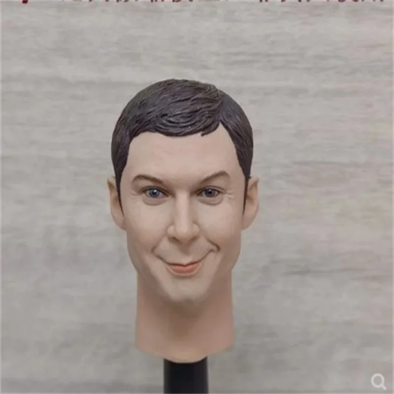 

BBK006 1/6 Male Soldier Sheldon Lee Cooper Jim Parsons Head Carving Model Toys Accessories Fit 12'' Action Figure Body In Stock