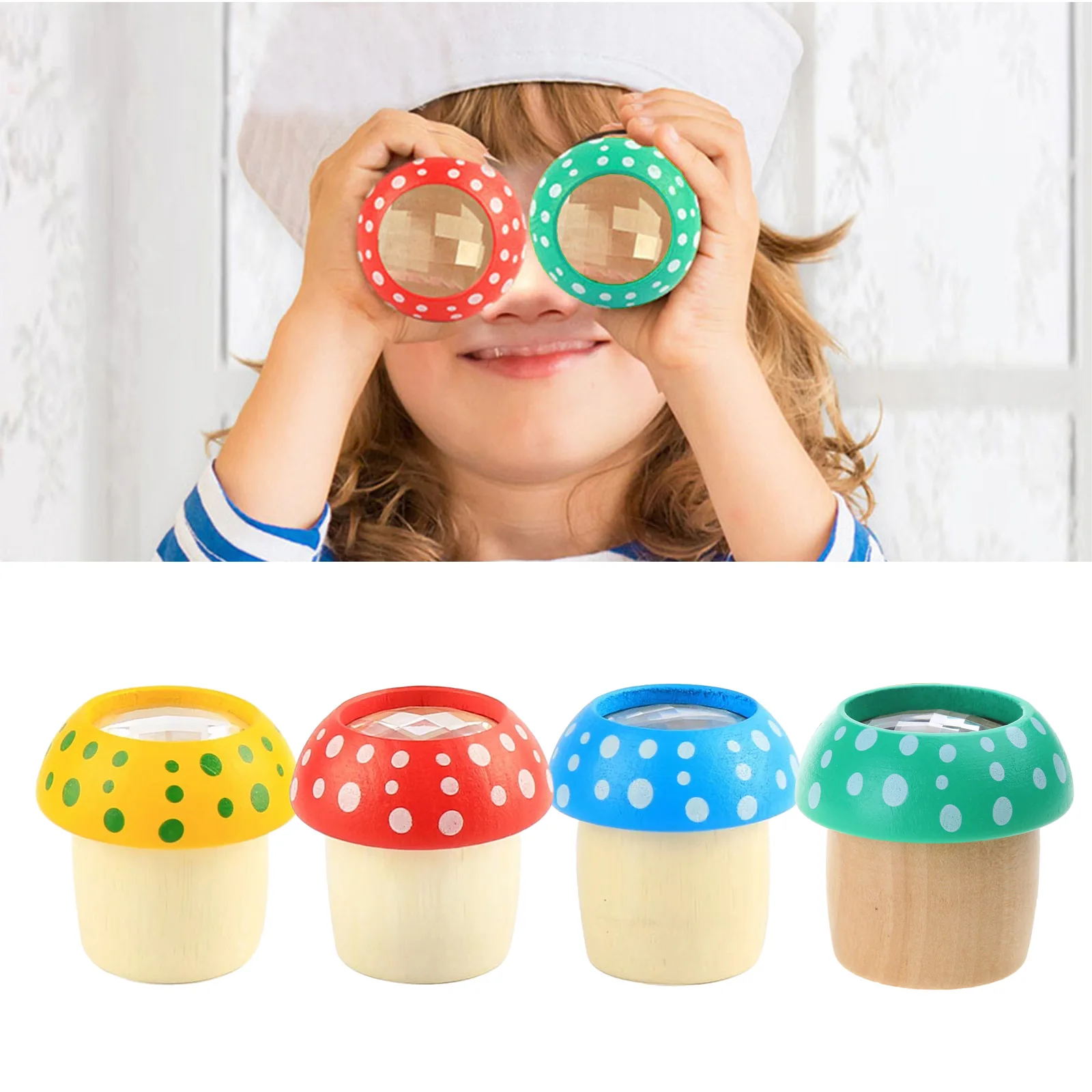 

Деревянный детский научный эксперимент, игрушечный калейдоскоп, безопасный и прочный