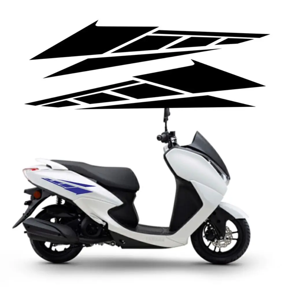 Multicolor Motorcycle Decorative Sticker Motorbike Electricbike Modification Ornament Tail Box Decals Waterproof PET
