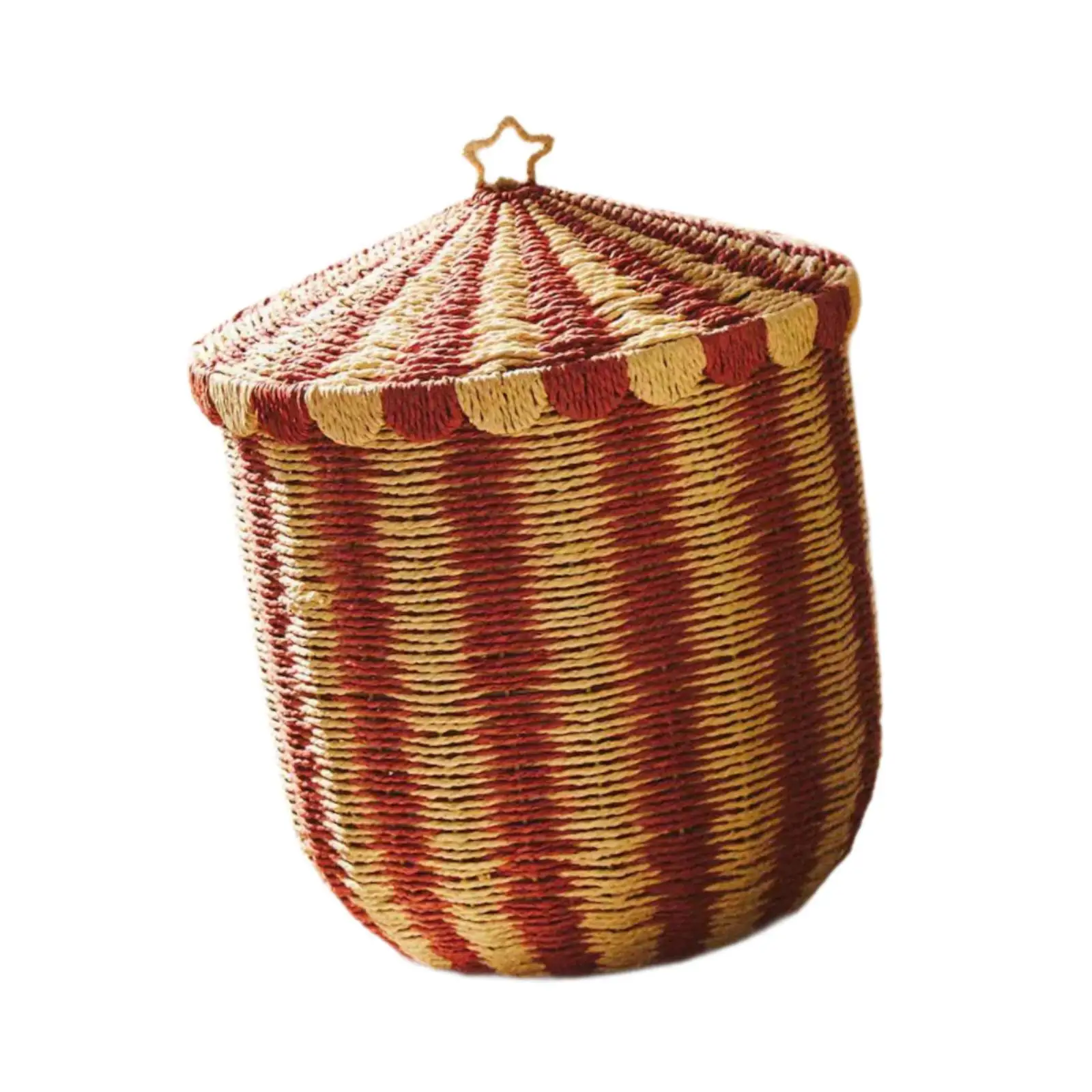 

Woven Storage Basket Laundry Basket Bin for Dorm Bathroom Laundry Room