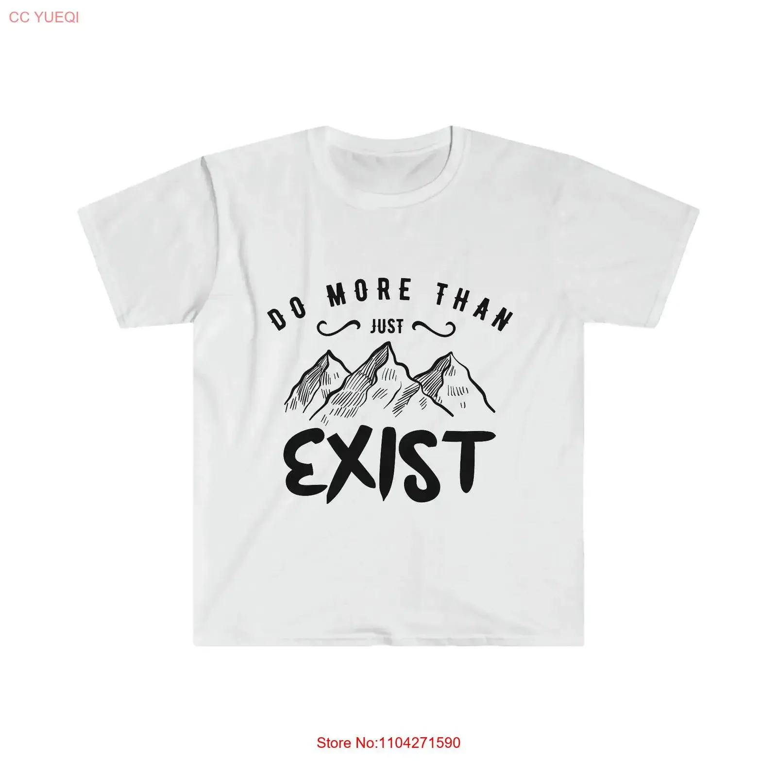 T-shirt de Noël « Thriving Not Just Surviving » vintage, légèrement délavé, extensible et respirant, idéal pour le quotidien