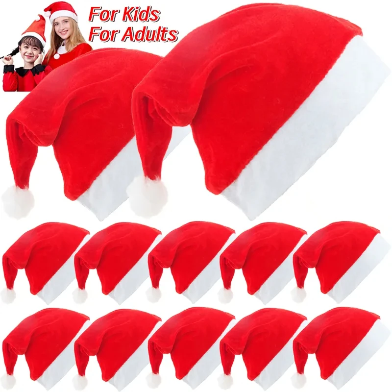 Christmas Hat  Adult Children Christmas Hat Party Holiday Decoration Christmas Hat Christmas Decorations Christmas Gift Favors