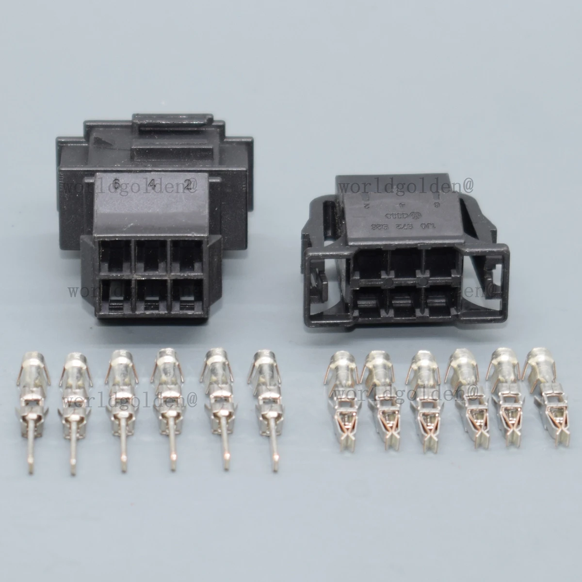 Car Connector 3C0 972 733 1J0 972 926 6Pin Plug Kit for Universal Vehicles Cabin Harness Repair