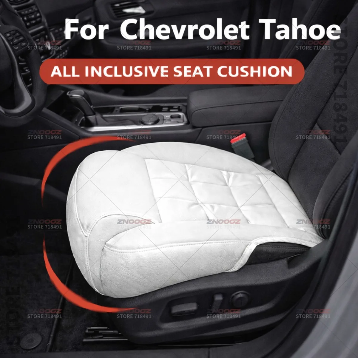 

Car Seat Leg Support Extension Seat Cover Memory Foam Extender Cushion Interior Accessories For Chevrolet Tahoe