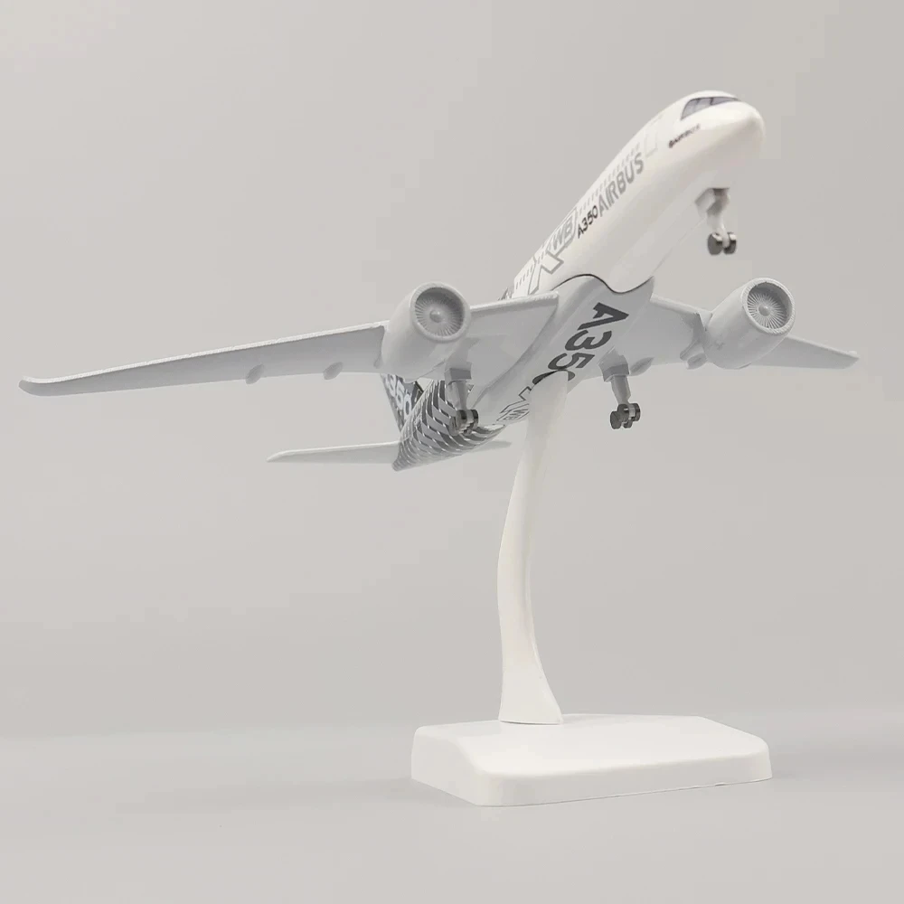 20CM A350 XWB Airline Model Plane Prototype Airbus A350 Aircraft Alloy Metal Diecast Airplanes Resin Plane for Collection