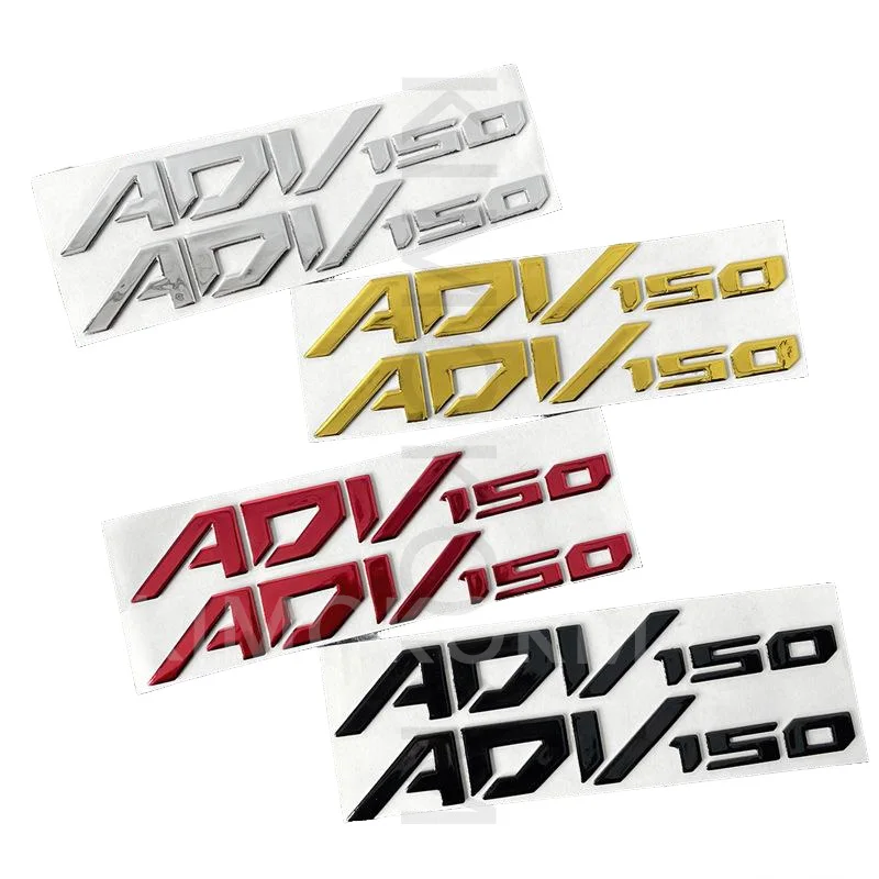 

1Pair Motorcycle 3D Epoxy Emblem Logo Badge Decorative Stickers Moto Side Body Accessories Decals For Honda ADV160 ADV150