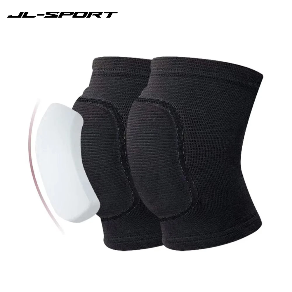 

Sports Knee Pad Ice Hockey Equipment Sports Protector Elastic Thicken Sponge For Gym Yoga Training Knees Brace Support