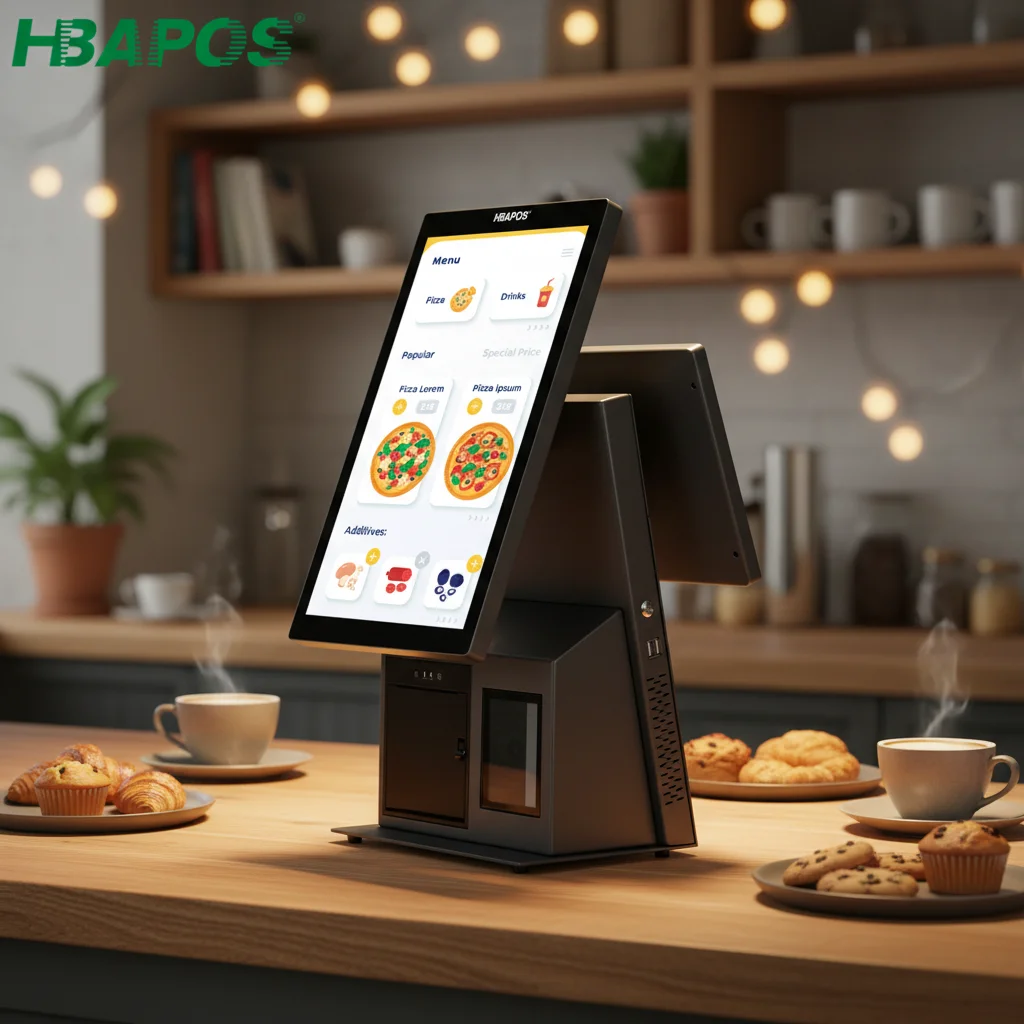 ATV&UTV15.6 Inch Self Kiosk Built in 80mm Thermal Printer 2D Scanner Cash Register with Touch Monitor Payment Machine