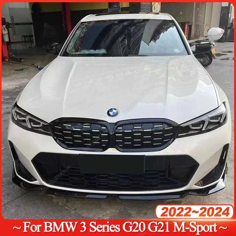 

Передний бампер, сплиттер, диффузор, спойлер для BMW 3 серии G20 G21 M-Sport 320i 325i 330i 320d M340i LCI 2022-2024+ Тюнинг