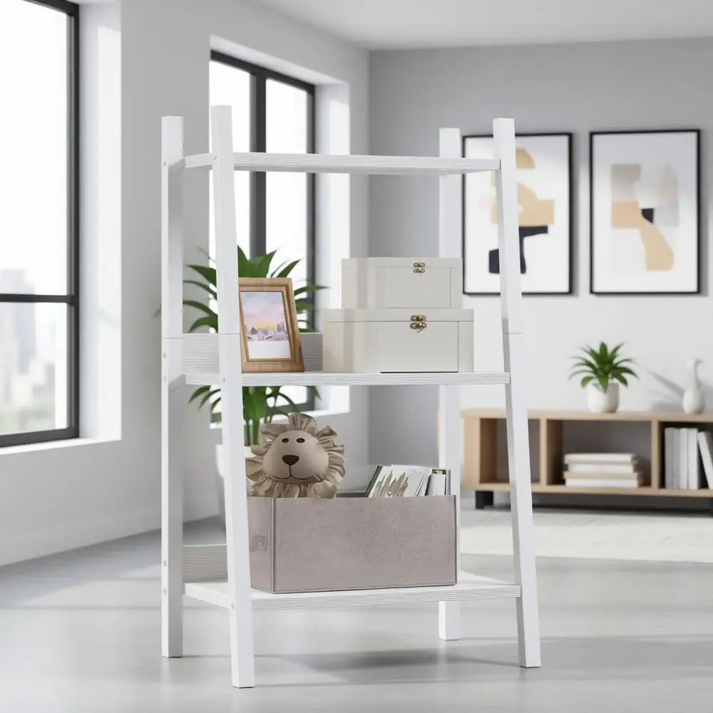 

Современная металлическая и деревянная 5-ярусная книжная полка со съемным ящиком, органайзер для хранения вещей для гостиной, домашнего офиса, спальни