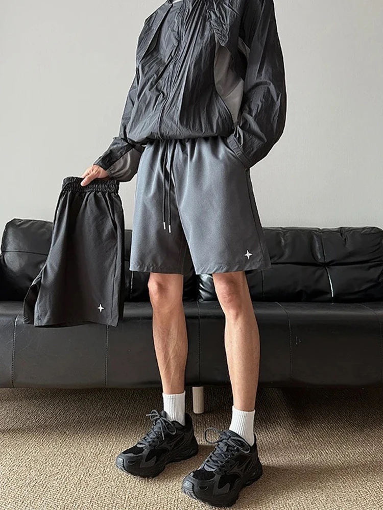 

Американские спортивные шорты American Sle Qui Dry для мужчин, летние, тонкие, для баскетбола, бега и тренировок, с эластичным поясом на шнурке, длина до колена.