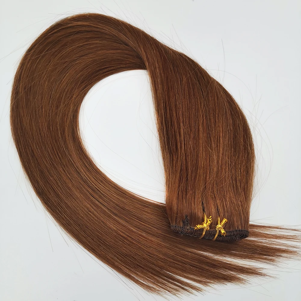 Kayla Kant Clip In Hair Extensions 60G Onzichtbare Verborgen Clip Ins 100% Menselijk Haar