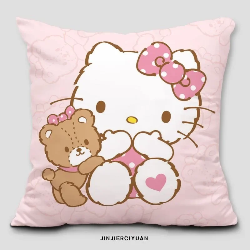 Cartoon cute Hello Kitty federa Sanrio circostante federa soggiorno divano fodera per cuscino decorazione della stanza di casa