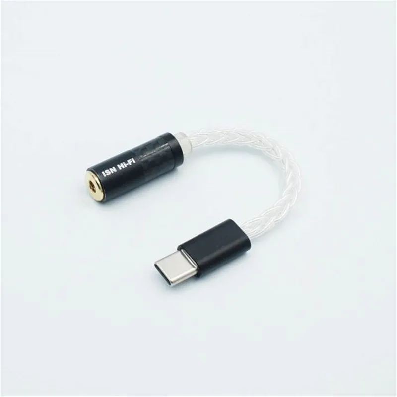 ISN Audio TD2/TD3/TD4 Type-C to 3.5mm/2.5mm/4.4mm 32Bit/384kHz DSD64/128 HiFi DAC AMP Cable Adapter