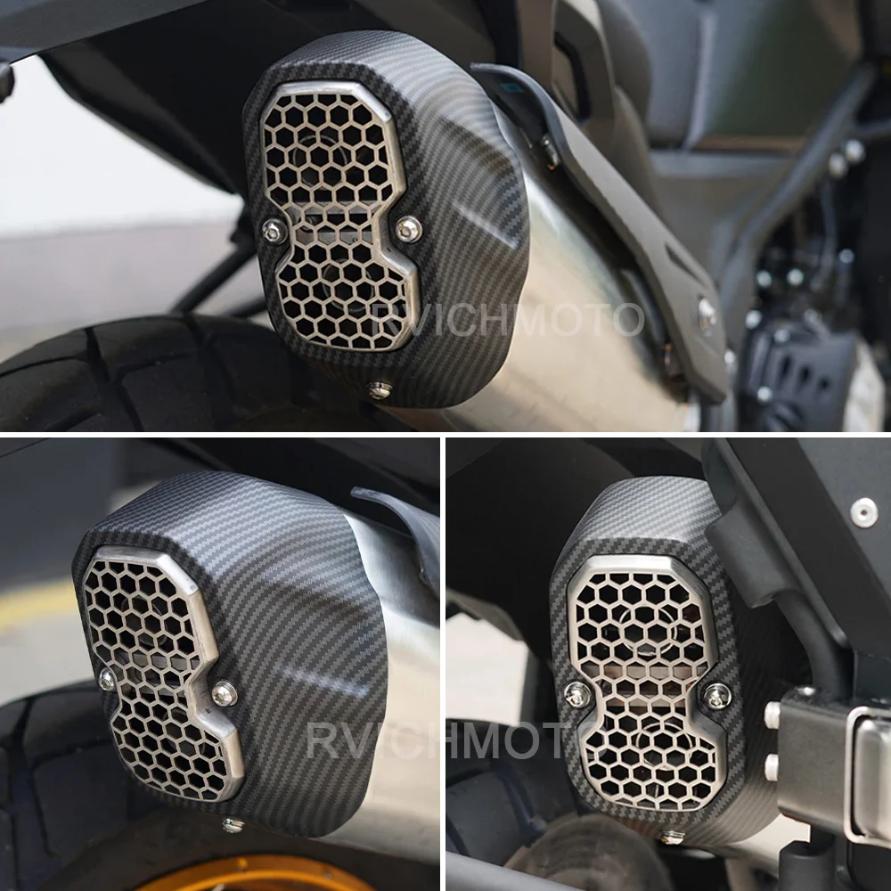 Motorcycle Modified Accessories Exhaust Pipe Protective Decorative Exhaust Pipe Tip Cover For VOGE DS525X 525 DSX 525 ds DS525 X