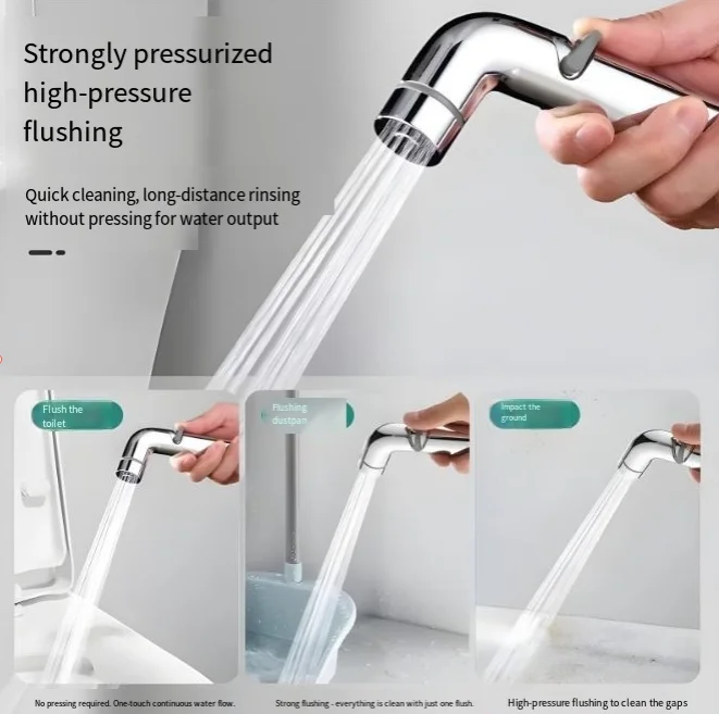 

Self Clean Handheld Bathroom Bidet Shower Head Toilet Sprayer Faucet Spray Gun ABS Water Shower Nozzle for Wash Toilet Seat
