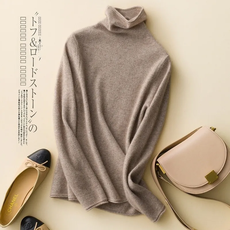 Thiened Fce الصوفية محبوك قاعدة irt المرأة سليم صالح ort Sle كاميرا الملابس الداخلية عالية طوق سترة الحرارية الدافئة #4