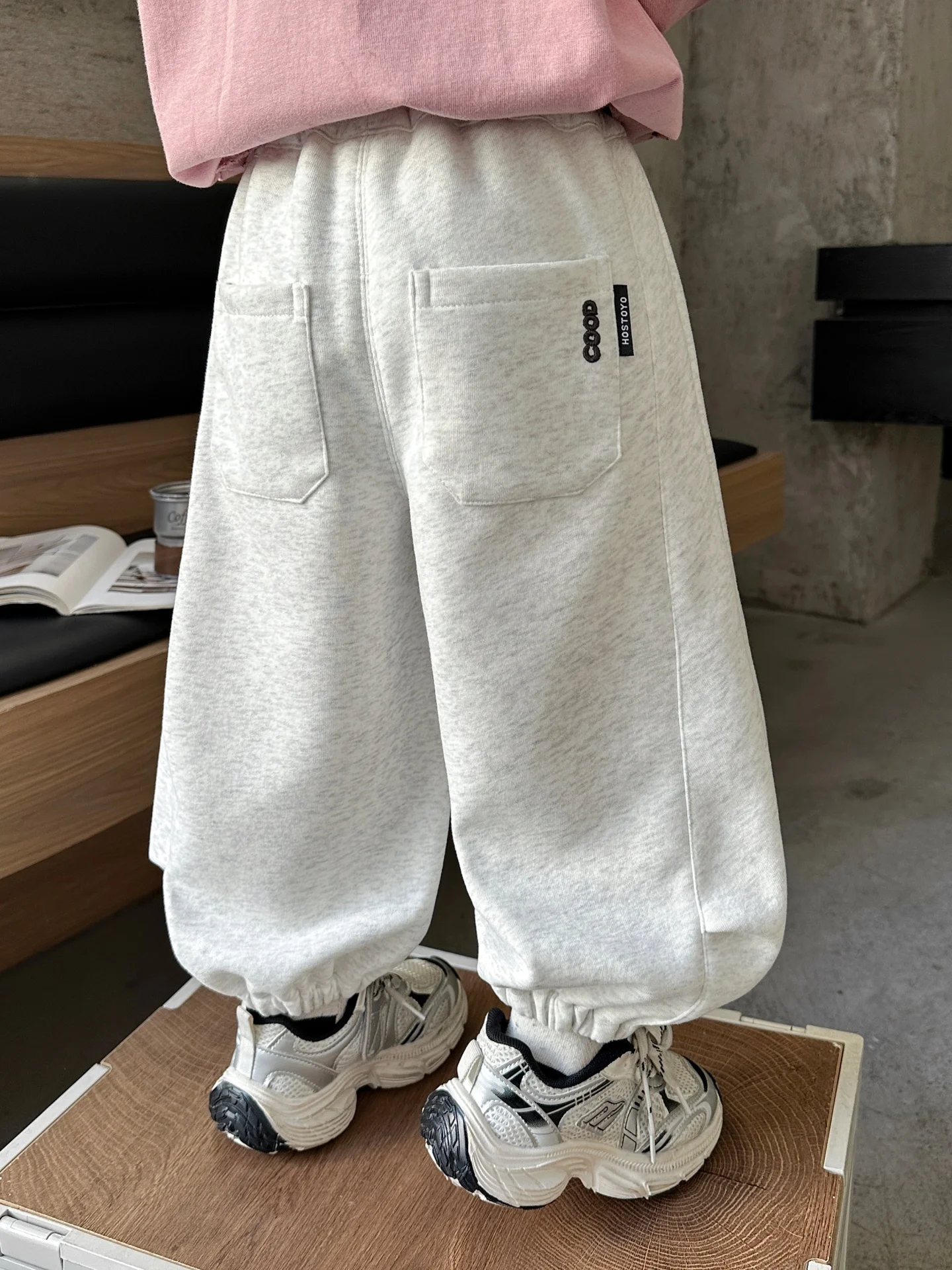 

Модные повседневные спортивные брюки для мальчиков: весна-осень, прямой крой, эластичный пояс, смесовый хлопок, дышащие, комфортные, на все сезоны