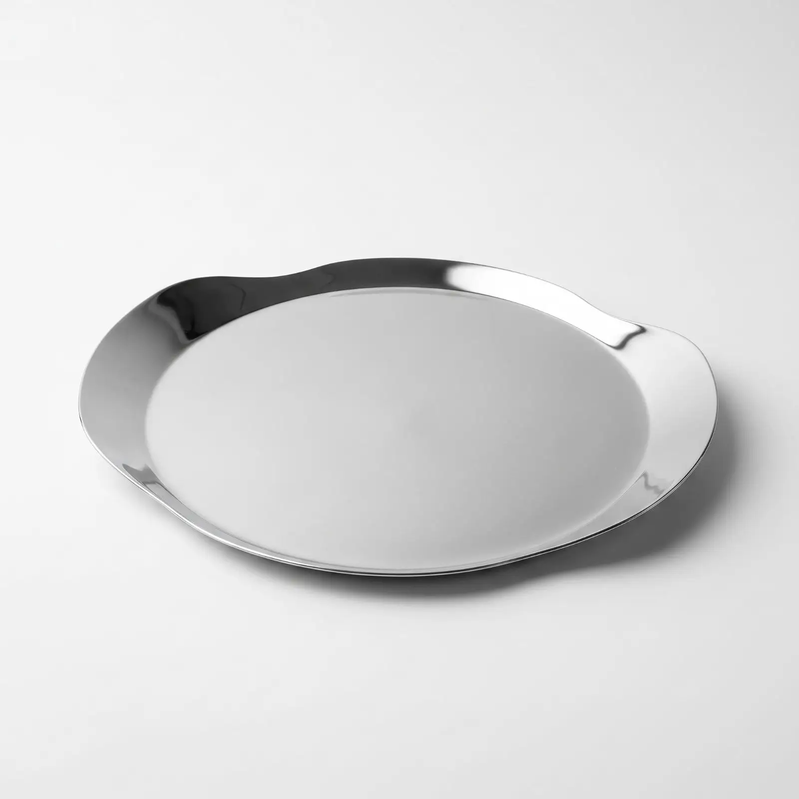 Premium Metal Dessert Tray with Spill Resistant Edge for Kitchen Counter and Dining Room Use