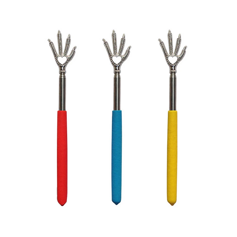 

3pcs Back Premium Stainless Steel Extendable 8 Back Scratcher 7To22 2Inch Portable Collapsible Storage Travel Gift