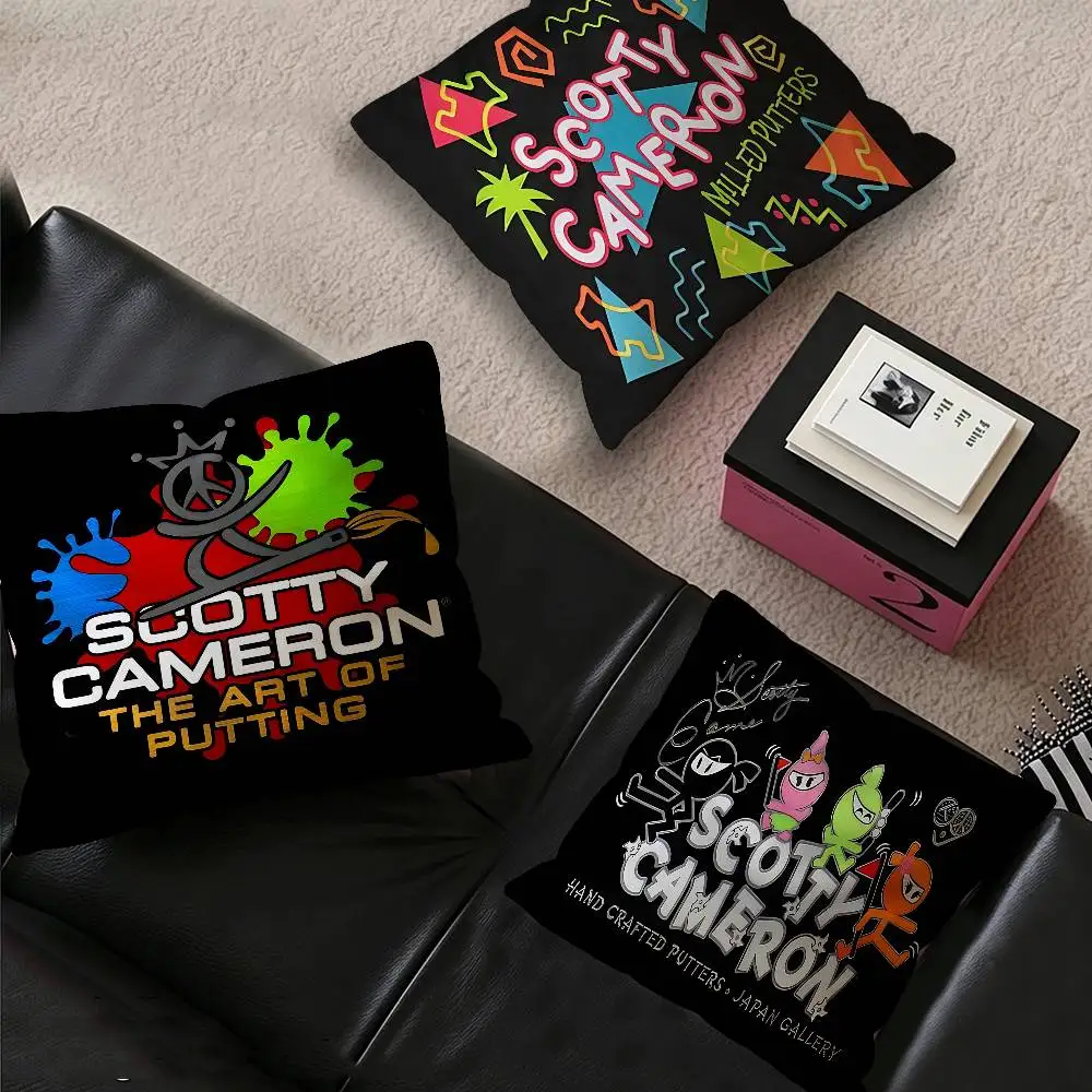 Golf S-ScoTTY C-CameRONS Anime Personalized Pillow Cover Kids Bedroom Wild Party Decor Pillowcase kid Birthday shower Gift