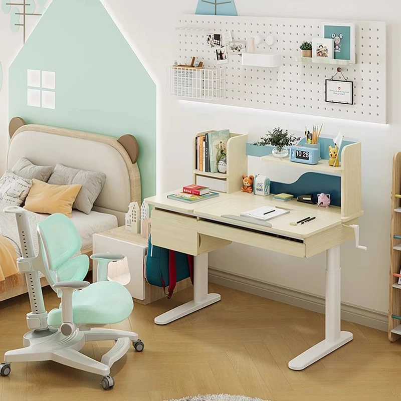 

Kids Table Chair Set Children's Desk Room Desks Baby Childrens Furniture Tables Study Escritorios De Computadora Child Student