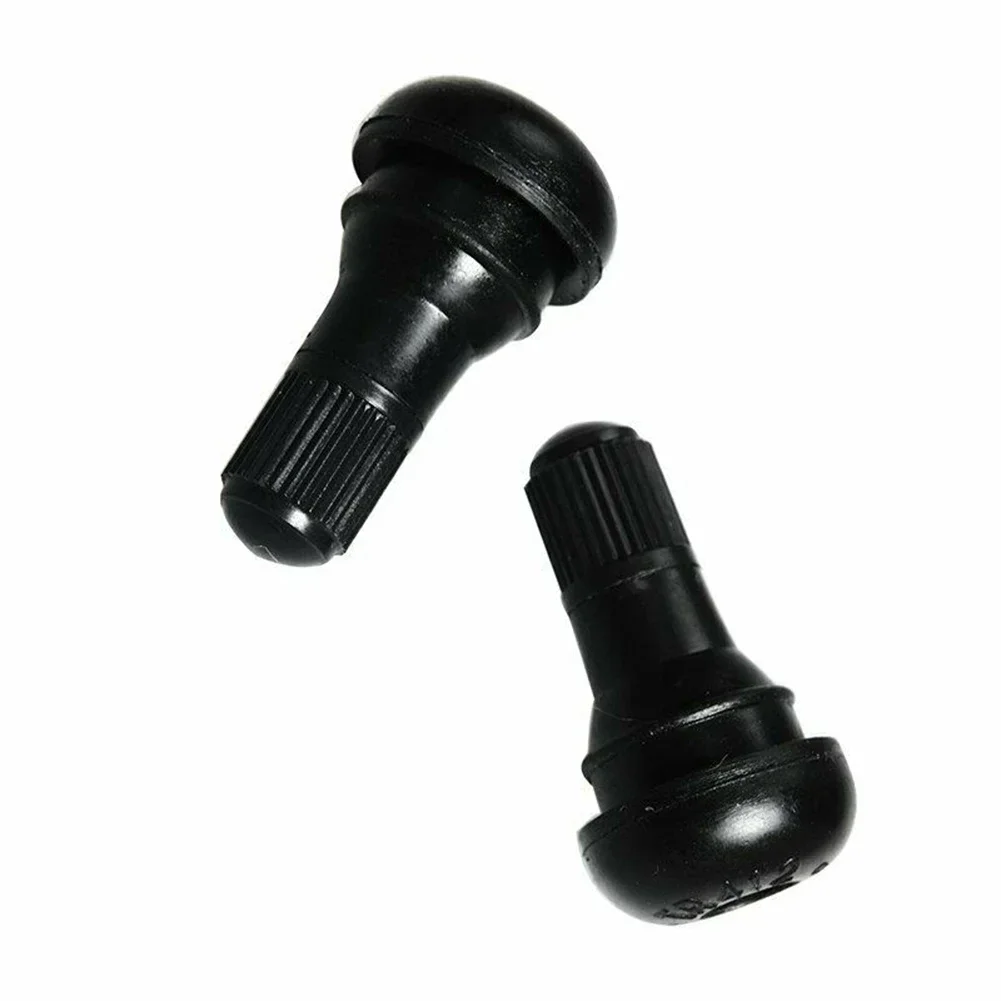 4/10pcs TR412 Tubeless Tire Valve Stems Snap-in Rubber Car Vacuum Tire Tubeless Tyre Valve Stems For Auto Motorcycle ATV Wheel