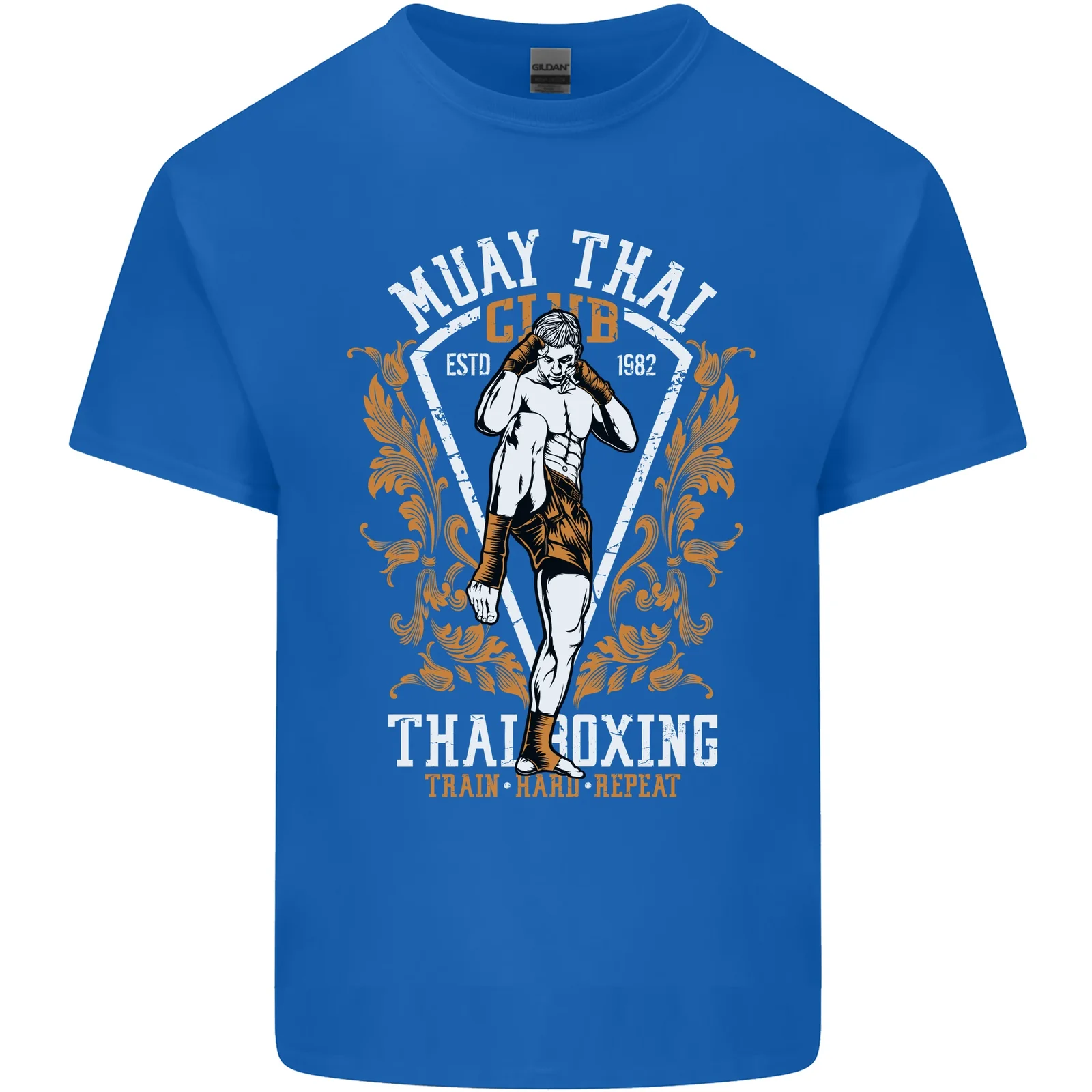 Muay Thai Fighter Warrior MMA Martial Arts T Shirt. Short Sleeve 100% Cotton Casual T-shirts Loose Top Size S-3XL