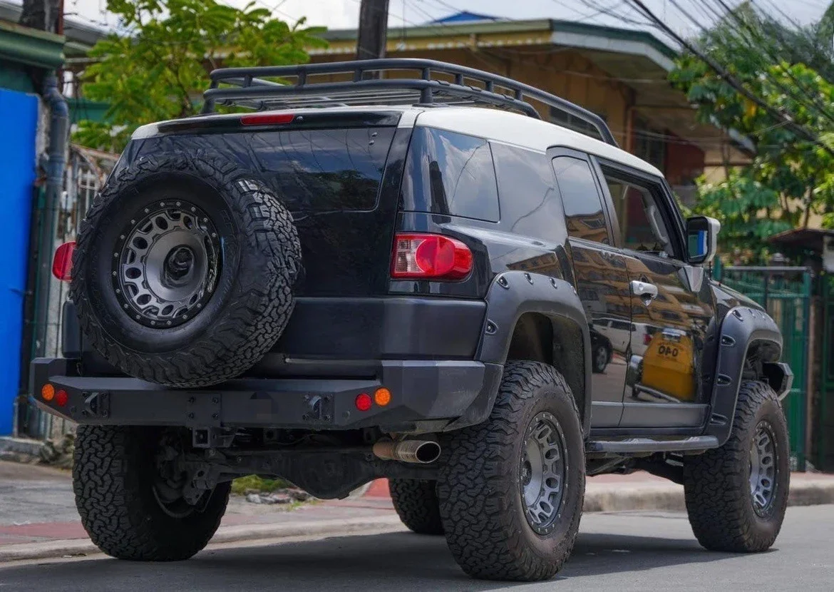 Suitable For Toyota FJ Kuluze Rear Bumper Modified Aluminum Alloy Off-road Competitive Bar Anti-collision And Anti-scratch