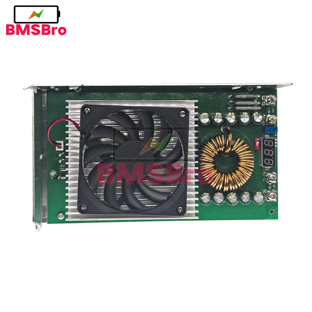 Imagem -03 - High Power Dc-dc Step Down Buck Converter Fonte de Alimentação Regulador de Tensão 25-90v a 60v 48v 36v 24v 21v 12v 1500w 50a Ajustável