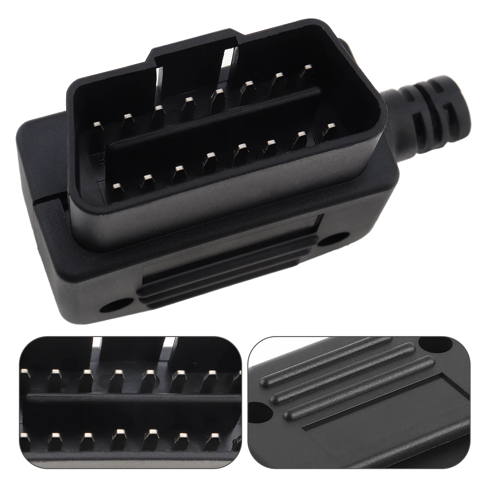 

OBD II OBD2 L Тип 16-контактный штекер Автомобильный разъем Кабель Провод Разъемы Разъем с корпусом и винтом J1962M