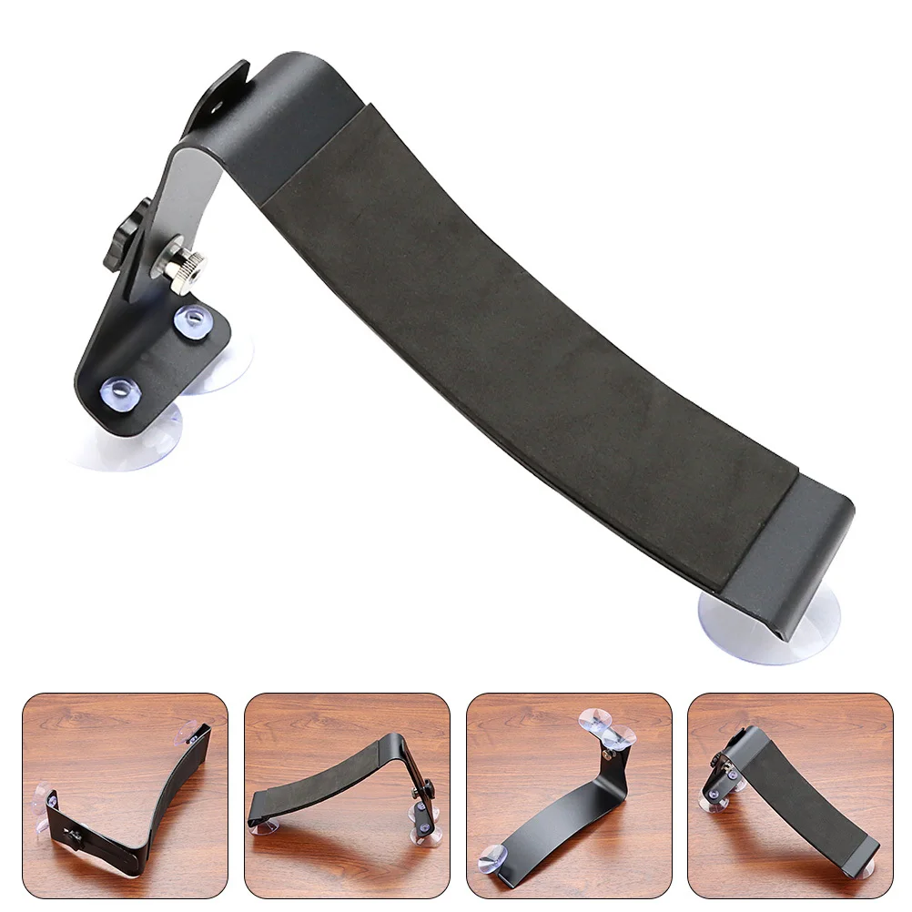 Soporte para reposapiés de guitarra, soporte ajustable para pie de guitarra clásica, ventosa antideslizante para mandolina de ukelele eléctrico acústico