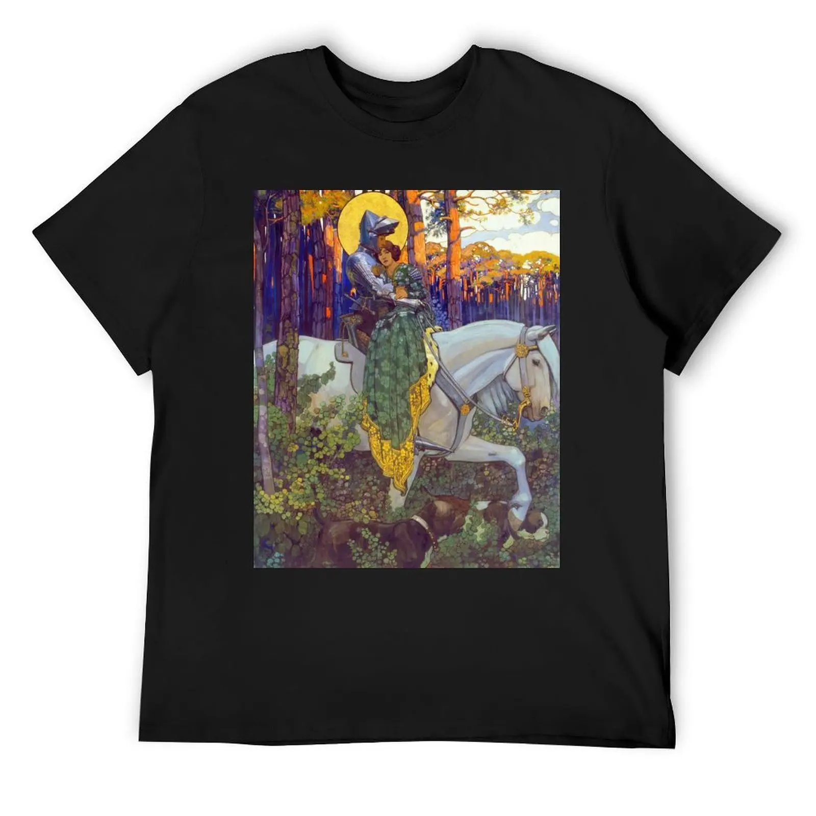 The Legend of Saint George_The Rescue by Maximilian Liebenwein. 1903 T-Shirt blanks mens funny t shirts