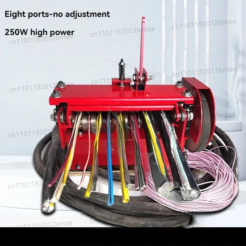 250W electric wire stripping machine 2-28mm small cable wire peeling machine scrap copper recycle tool