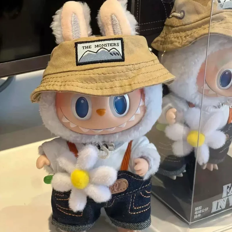

New 1:1 Labubu Vinyl Pendant Doll Model Toy In Stock Cute Monster Keychain Made In China High Quality Birthday Gifts