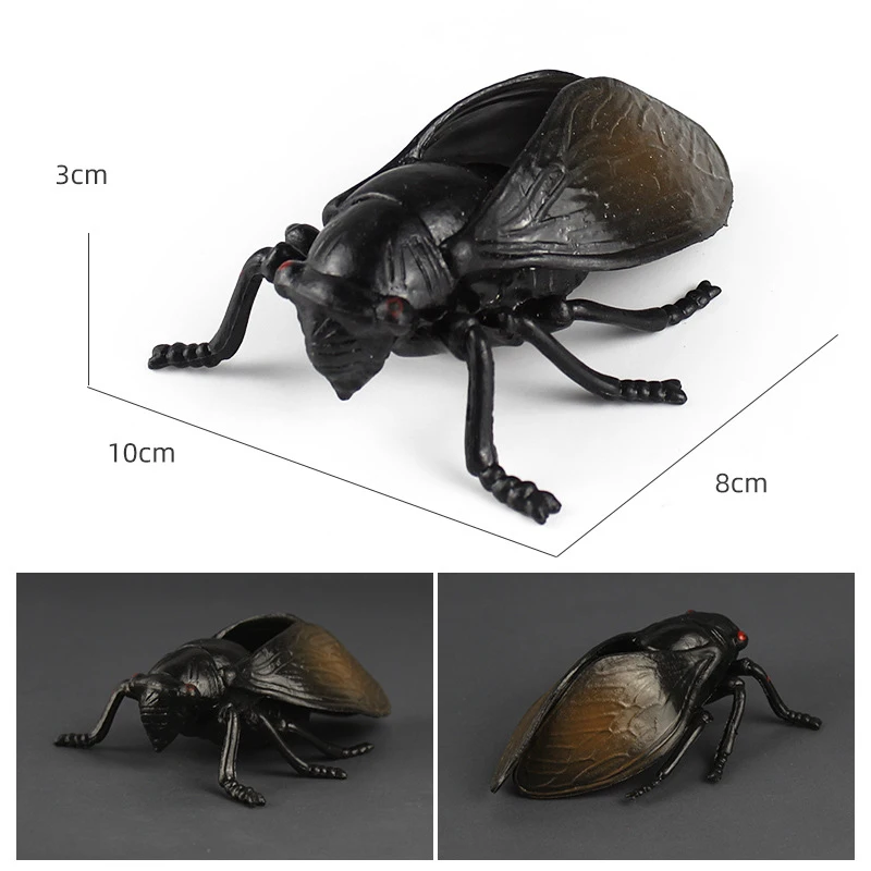 Children's Simulation Insect Toys Realistic Bug Model Desktop Decorative Ornaments Children's Prank Scare Toy Festive Props Gift