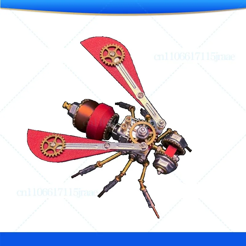 Steampunk Mechanical Insect Metal Assembled Bee Model Creative Handmade DIY Casual Toy Gift