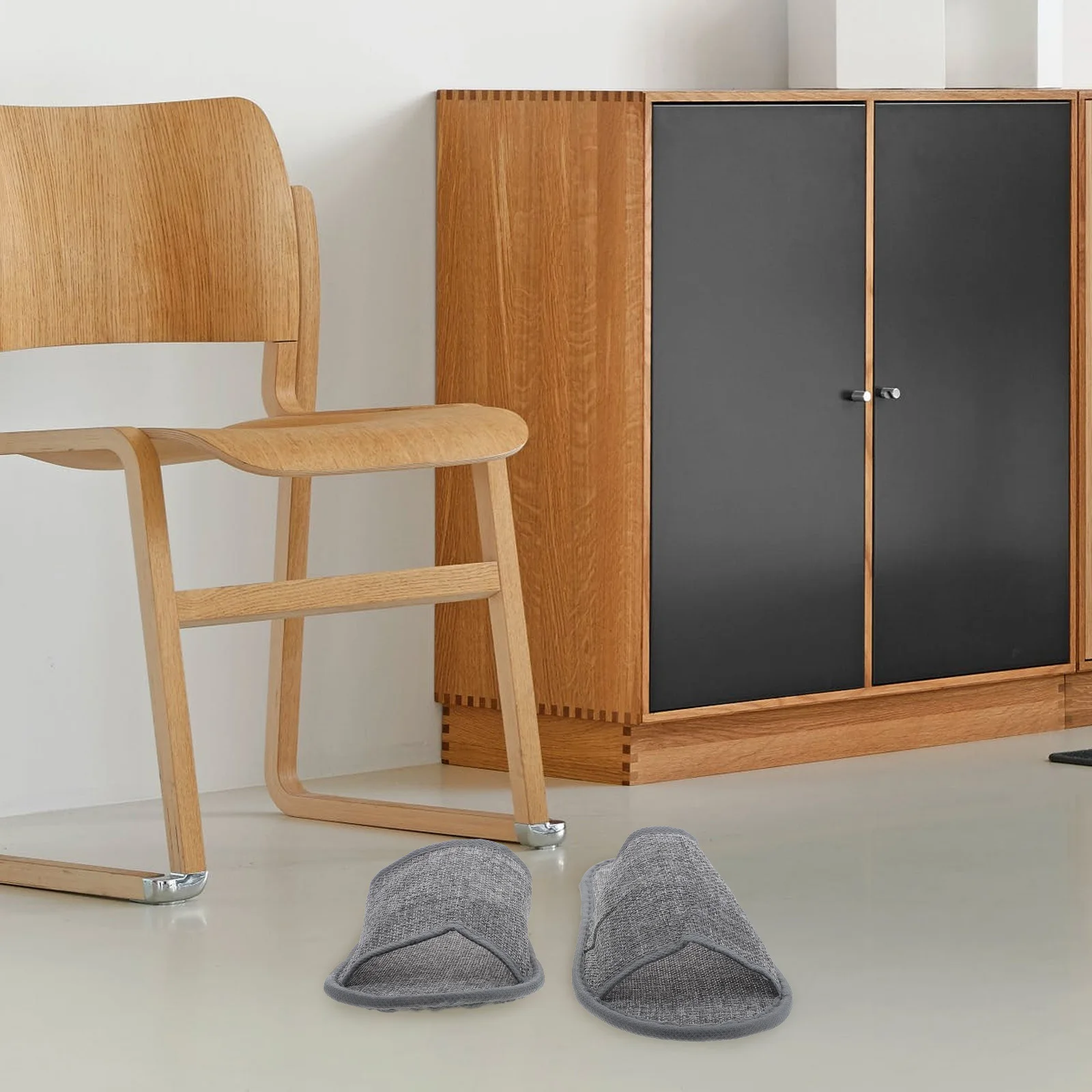 10Pairs Anti-Skid Disposable Slippers Supple Material Hotel Guest Travel Indoor Spa Slippers Disposable Footwear