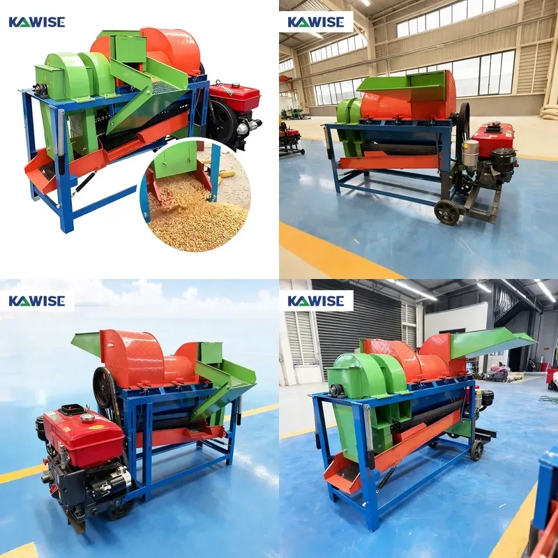 8 Corn Maize Sorghum Millet Multifunction Thresher for High Output Seasonal Farm Grain Processing Lines