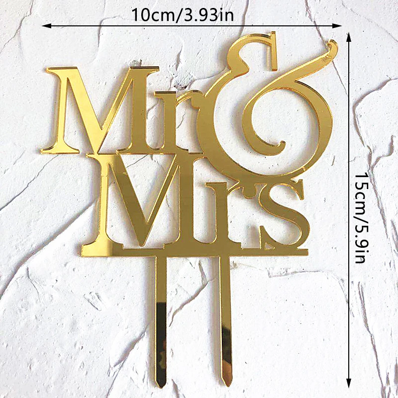 1 قطعة كعكة الاكريليك زوجين المساعدة في حفل زفاف حفل زفاف الحلوى الديكور