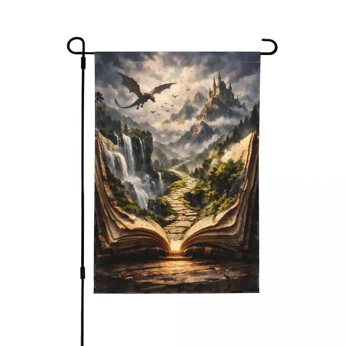 Drapeau de jardin personnalisé pour la décoration de bassin de jardin, bannière de vacances, drapeau de jardin