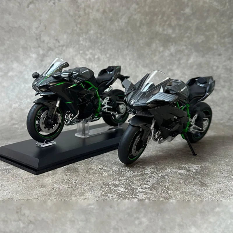 1/12 Scale Ninja H2 H2R Z1 Z2 Series Motorcycle Ornament Simulation Plastic Collection Motorbike Model Gift Souvenir Decration